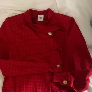 CAbi 3546 Red Jacket with Gold Accents